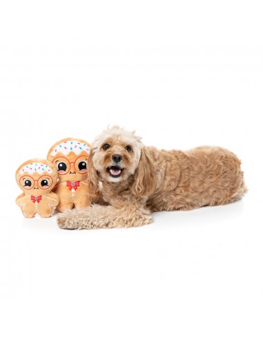 Peluche navideño para perros FuzzYard Jinglebread (talla S)