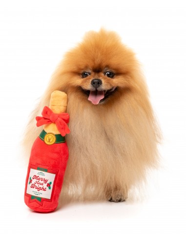 Peluche navideño para perros FuzzYard Merry & Bright Chompagne