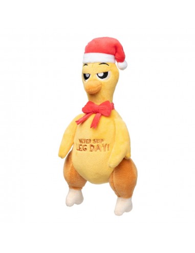 Peluche navideño para perros FuzzYard Never Skip Leg Day Chook