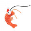 Caña navideña para gatos FuzzYard Shrimpmas en forma de gamba