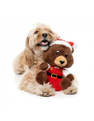 Peluche navideño para perros FuzzYard Santa Fuzz Bear