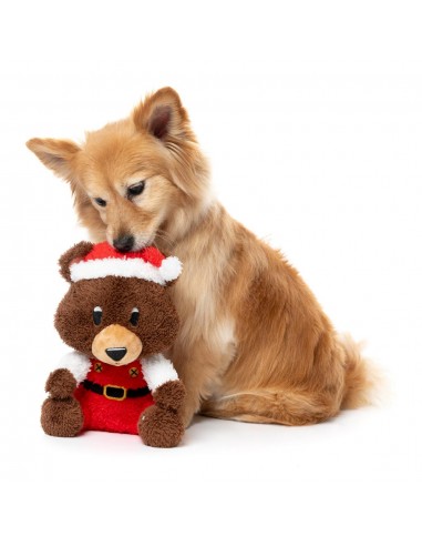 Peluche navideño para perros FuzzYard Santa Fuzz Bear