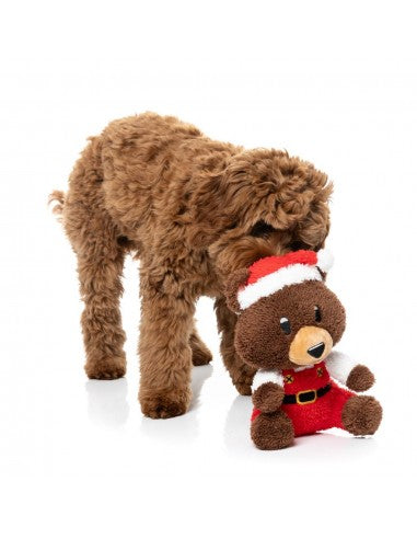 Peluche navideño para perros FuzzYard Santa Fuzz Bear