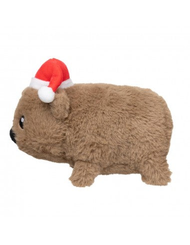 Peluche navideño para perros FuzzYard Wallace Wombat (talla S)