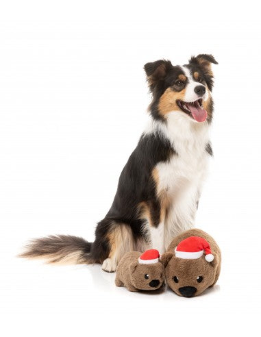 Peluche navideño para perros FuzzYard Wallace Wombat (talla S)