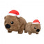 Peluche navideño para perros FuzzYard Wallace Wombat (talla S)