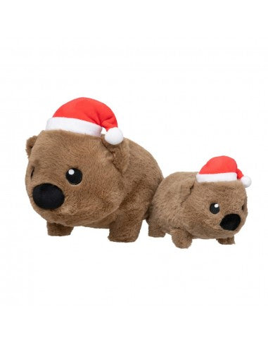Peluche navideño para perros FuzzYard Wallace Wombat (talla S)