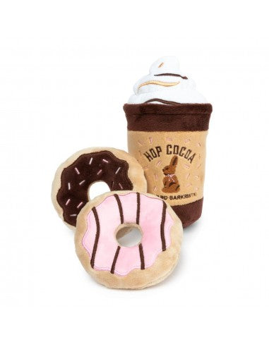 Peluches de Pascua para perros FuzzYard Hop Cocoa pack de 3