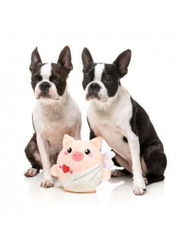 Peluche para perros FuzzYard Love Cu-pig, cerdito cupido