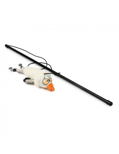 Varita para gatos con peluche FuzzYard Yeetz See-Ya Seagull