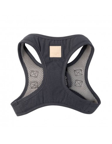 Arnés step-in para perro de algodón FuzzYard Life Slate Grey (talla XS)