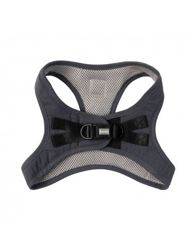 Arnés step-in para perro de algodón FuzzYard Life Slate Grey (talla XS)