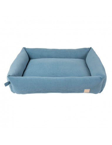 Cama para perro de pana FuzzYard Life French Blue (talla L)