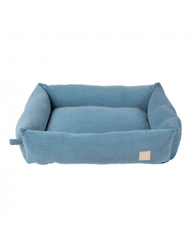 Cama para perro de pana FuzzYard Life French Blue (talla M)