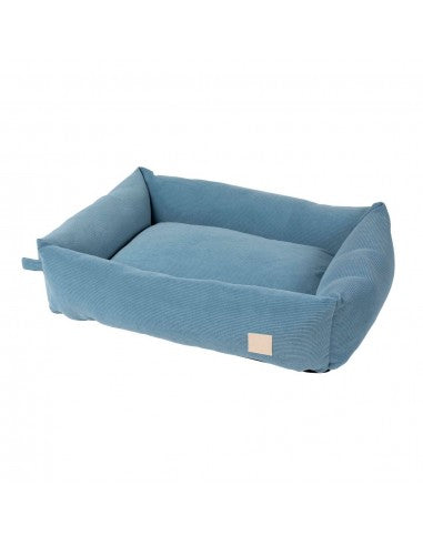 Cama para perro de pana FuzzYard Life French Blue (talla M)