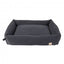 Cama para perro de pana FuzzYard Life Slate Grey (talla L)