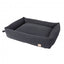 Cama para perro de pana FuzzYard Life Slate Grey (talla L)