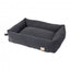 Cama para perro de pana FuzzYard Life Slate Grey (talla M)