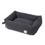 Cama para perro de pana FuzzYard Life Slate Grey (talla S)