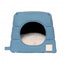 Cama cueva para gatos de algodón FuzzYard Life French Blue