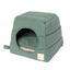 Cama cueva para gatos de algodón FuzzYard Life Myrtle Green