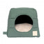 Cama cueva para gatos de algodón FuzzYard Life Myrtle Green