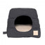 Cama cueva para gatos de algodón FuzzYard Life Slate Grey
