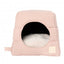 Cama cueva para gatos de algodón FuzzYard Life Soft Blush