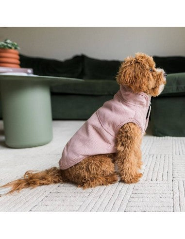 Chaqueta de pana para perros FuzzYard Life Soft Blush