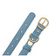 Collar de perro cuero vegano FuzzYard Atelier French Blue (talla L)