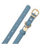 Collar de perro cuero vegano FuzzYard Atelier French Blue (talla M)