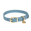 Collar de perro cuero vegano FuzzYard Atelier French Blue (talla M)