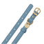 Collar de perro cuero vegano FuzzYard Atelier French Blue (talla S)