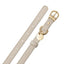 Collar de perro cuero vegano FuzzYard Atelier Sandstone (talla S)