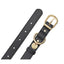 Collar de perro cuero vegano FuzzYard Atelier Slate Grey (talla L)