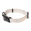 Collar de perro de algodón FuzzYard Life Sandstone (talla L)