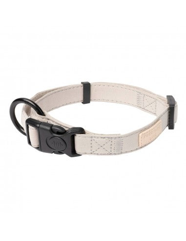 Collar de perro de algodón FuzzYard Life Sandstone (talla M)