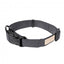 Collar de perro de algodón FuzzYard Life Slate Grey (talla L)