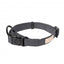 Collar de perro de algodón FuzzYard Life Slate Grey (talla M)