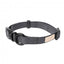 Collar de perro de algodón FuzzYard Life Slate Grey (talla S)