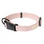 Collar de perro de algodón FuzzYard Life Soft Blush (talla L)