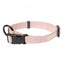 Collar de perro de algodón FuzzYard Life Soft Blush (talla M)