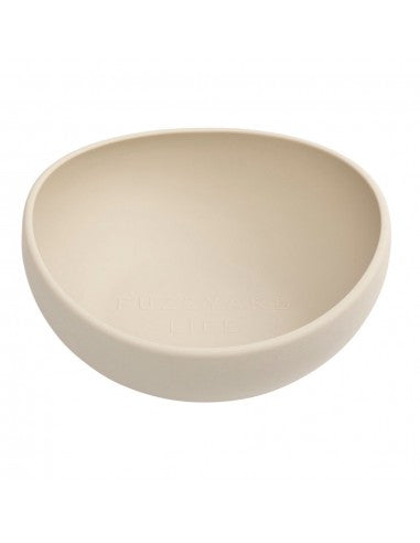 Comedero para perro de silicona FuzzYard Life Sandstone (talla L)