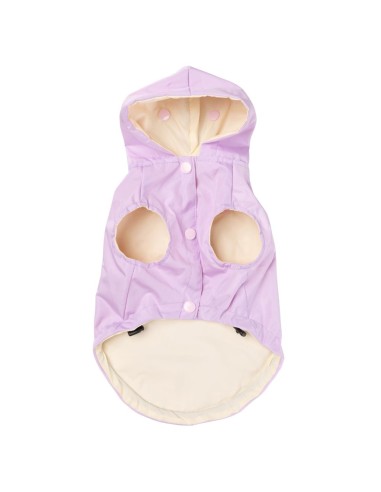 Chubasquero impermeable para perros FuzzYard Life Lila
