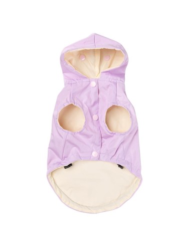 Chubasquero impermeable para perros FuzzYard Life Lila