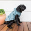 Chubasquero impermeable para perros FuzzYard Life Myrtle Green