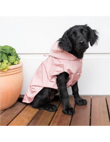 Chubasquero impermeable para perros FuzzYard Life Soft Blush
