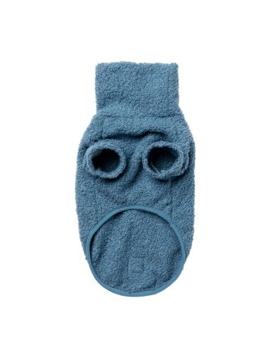 Jersey bouclé para perros FuzzYard Life French Blue