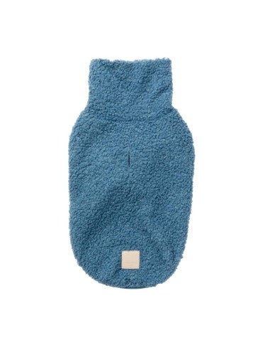 Jersey bouclé para perros FuzzYard Life French Blue