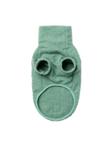 Jersey bouclé para perros FuzzYard Life Myrtle Green